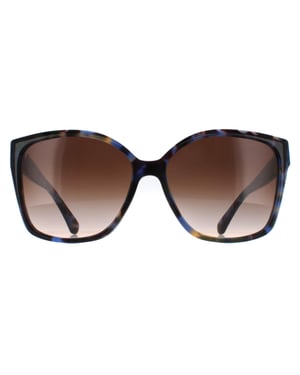 Michael Kors MK2201 Malia 395213 helderblauw schildpad bruin gradiÃ«nt zonnebril