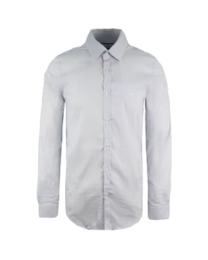 Lacoste Slim Fit herrskjorta blå/vit