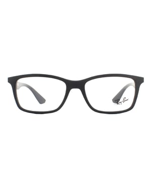 Ray-Ban Rectangular Matte Black Unisex Women Glasses Frames