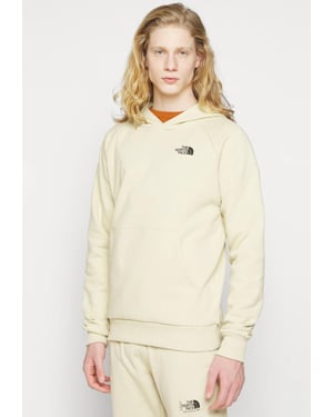 The North Face Mens Reglan Red Box Hoodie in Bleached Gravel