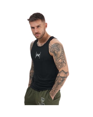 Under Armour Speed Stride Mens Black Shock Singlet Vest