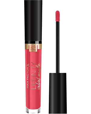 3 x Max Factor Lipfinity Velvet Matte 24Uurs Lippenstift - 025 Rode Luxe