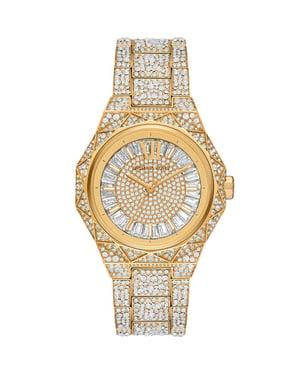 Michael Kors MK7398 Raquel Pave Goudkleurig Dameshorloge