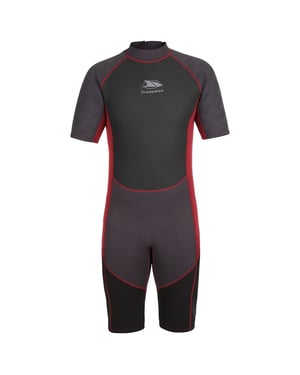 Trespass Heren Argon Wetsuit (Zwart/Rood)