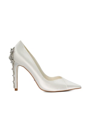 Dune Ladies Auras - Crystal Heeled Wedding Courts