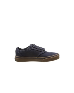 Vans Atwood Lace-Up Blue Canvas Kids Plimsolls VUDTD8C