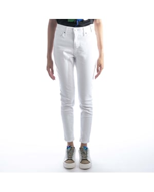 Jeans Levis 721 High Rise Skinny Western White