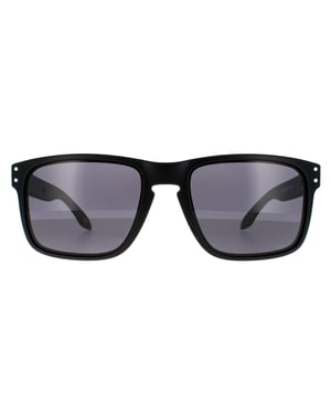 Oakley Rectangle Heren Matte Zwart Prizm Grijze Zonnebril