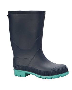 Mountain Warehouse Kinder/Kinder effen Wellington Laarzen (Marine)