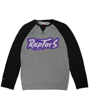 Mitchell & Ness Toronto Raptors NBA Turf Fleece Crew Heren Sweatshirt