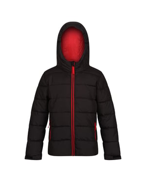 Regatta Childrens/Kids Thermal Padded Jacket (Black/Classic Red)