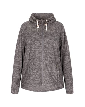 Dreimaster Fleece jas Dames grijs melange
