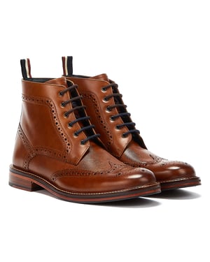 Ben Sherman Alfred Brogue Heren Tan Laarzen