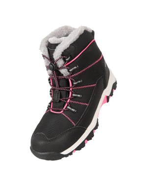 Mountain Warehouse Comet Waterdichte Sneeuwlaarzen voor Kinderen/Kinderen (Zwart)