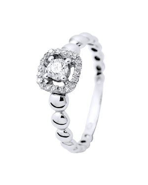 Solitaire Diamonds 0,33 Cts luxe sieraden White Gold