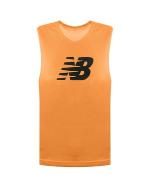 New Balance Training Bib Mens Fluo Orange Vest