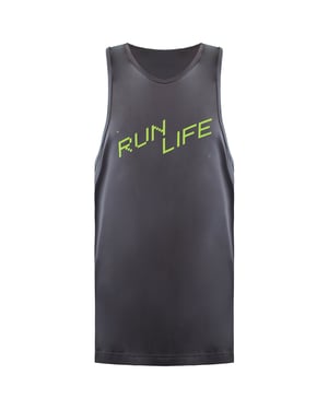 MyProtein Graphic Running Mens Grey Vest