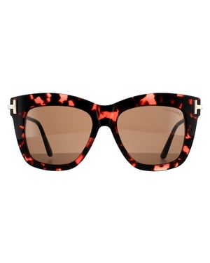Tom Ford zonnebril Dasha FT0822 56E Pink Havana Brown
