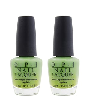 OPI Nail Lacquer 15ml Green-Wich Village x 2