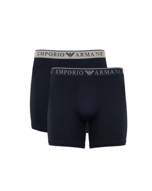 Emporio Armani Boxershorts 2-pack Herr Blå