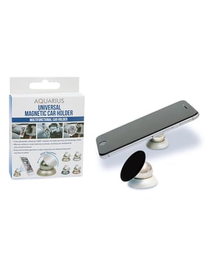 Aquarius Universal Magnetic Smartphone Car Mount Phone Holder - Silver
