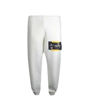 Off-White Caravaggio Painting Shorten Logo White Sweatpants