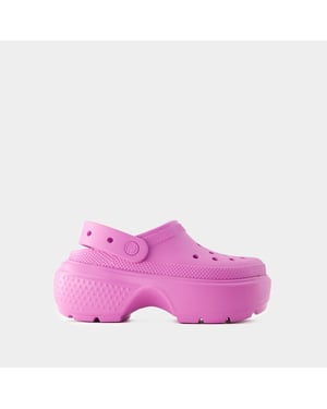 Crocs Stomp rosa träskor