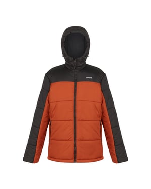 Regatta Mens Nevado VII Insulated Padded Jacket (Burnt Copper/Ash)
