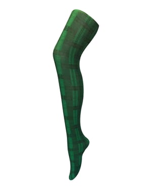 Sock Snob Dames80 denier ondoorzichtig patroon panty's - Skye Green