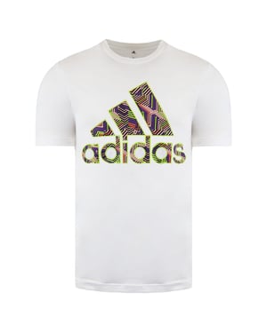 Adidas Badge Of Sport Mens White T-Shirt