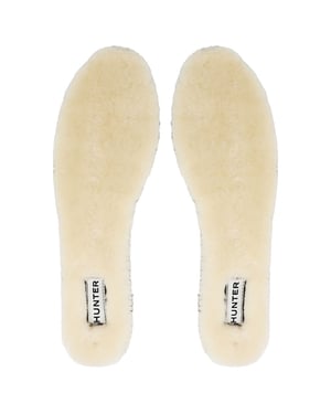 Hunter Geïsoleerd Shearling Heren Beige Inlegzolen Schoenen