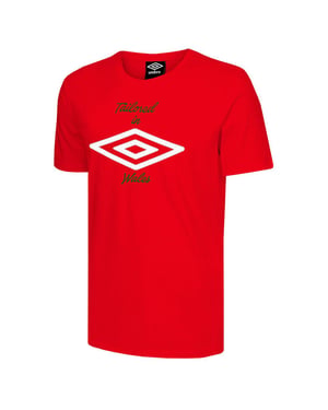 Umbro Tailored In Wales Mens Red T-Shirt