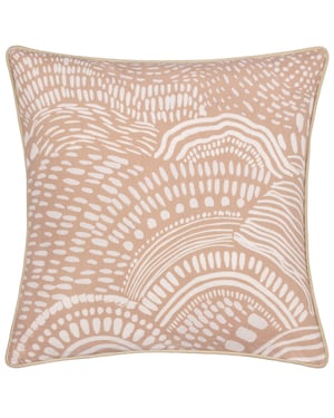 Hoem Nola Abstract Piped Polyester Filled Cushion