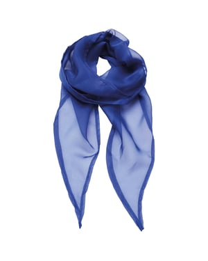 Premier Unisex Adult Colours Chiffon Scarf (Royal Blue)
