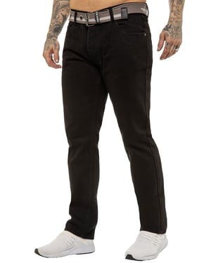 Enzo | Mens Straight Leg Denim Jeans