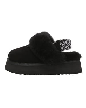 EVER AU Platformpantoffels met verwijderbare riem voor dames-WAGTAIL