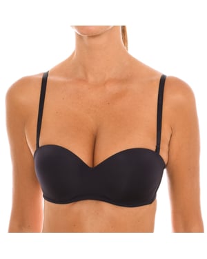 Trådlös bandeau push-up bh för kvinnor 007HF. Förstärkning, stöd och en touch av elegans.