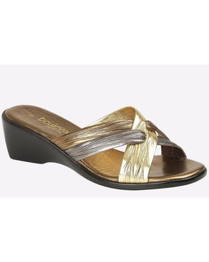 Boulevard X Over Mule Sandal Womens
