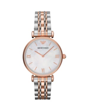 Emporio Armani AR1683 Gianni T-Bar Two Tone damklocka