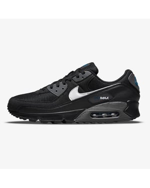 Nike Air Max 90 Men’s Trainers in Black/White/Marina/Iron Grey