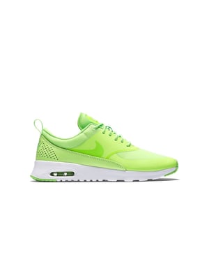 Nike Air Max Thea Lace Up Green Synthetic Damtränare 599409 306