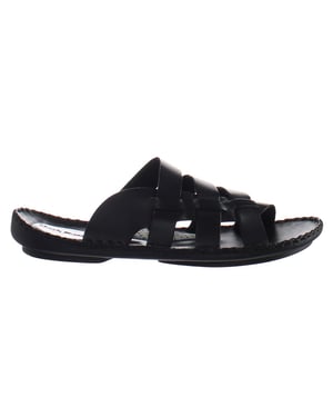 Hush Puppies Azra Morocco Mens Svarta Sandaler
