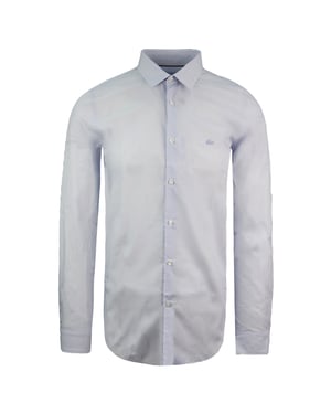 Lacoste Slim Fit ljusblå skjorta för herrar