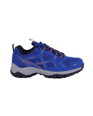 Regatta Kinder/Kinder Vendeavour Wandelschoenen (Sterk Blauw/Oranje Peper)