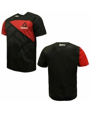 Reebok UFC Heren Zwart/Rood T-Shirt