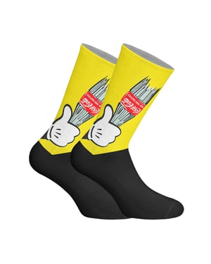Unisex Elastic Printed Long Socks