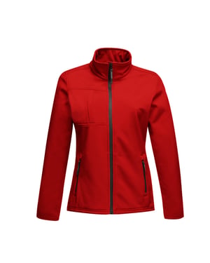 Regatta - Dames Professional Octagon II Waterdichte Softshell Jas (Rood/Zwart)