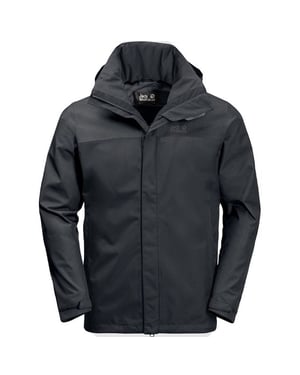 Jack Wolfskin Tech Lab 3L heren zwart jack