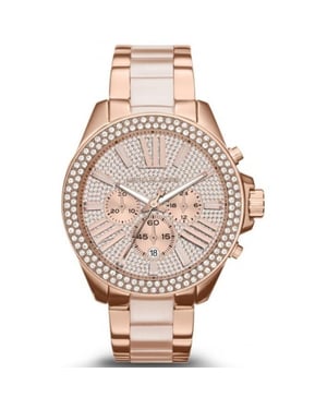 Michael Kors MK6096 Wren dameshorloge in roségoud