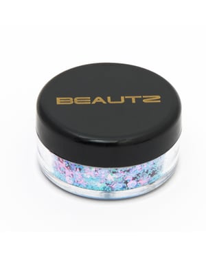 Aquarius Beautz Chunky Glitter 10ml pot with 5 gram Glitter, Unicorn